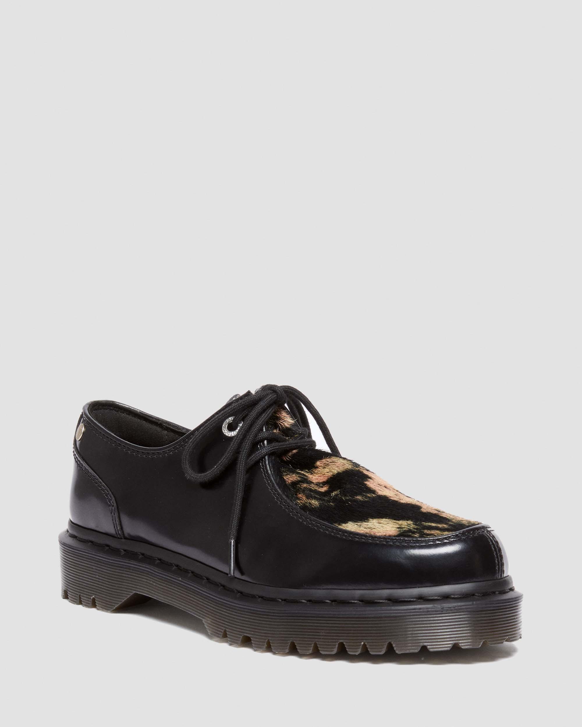 Zeffir 3i Bex Buttero Hair On Shoes in Black | Dr. Martens