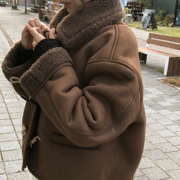 スエードダッフルムートンコート | ファッション通販サイト NUGU