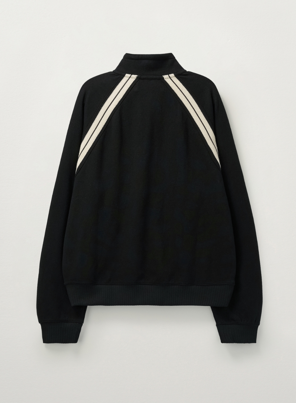 Lawton Half Zip-up Sweatshirt - Black | ファッション通販サイト NUGU