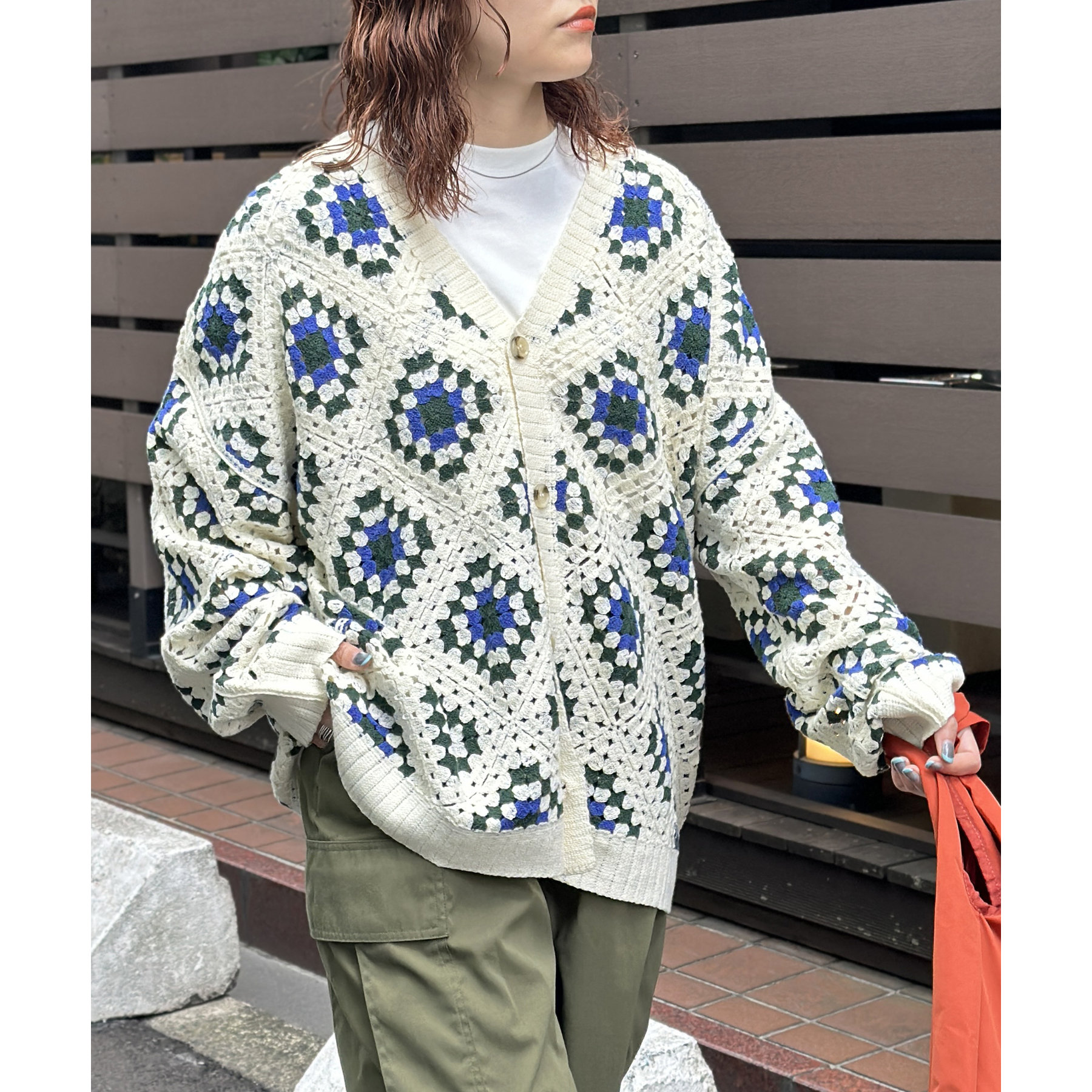 クロシェ編みカーディガン | ファッション通販サイト NUGU