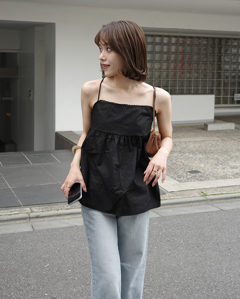 バックストラップレースキャミソール | ファッション通販サイト NUGU