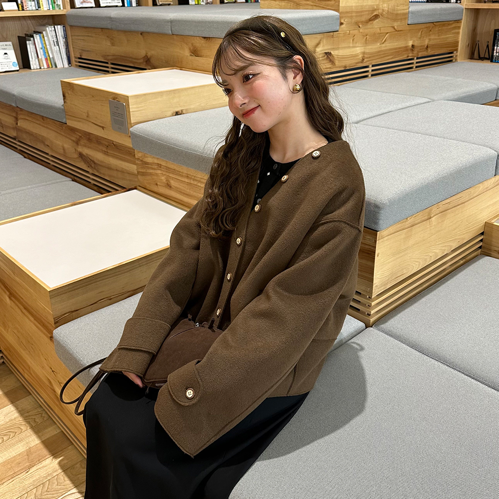 マフラーセットショートコート | ファッション通販サイト NUGU