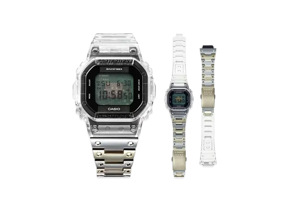 Casio G-Shock 40th Anniversary CLEAR REMIX 5600 SERIES DWE-5640RX