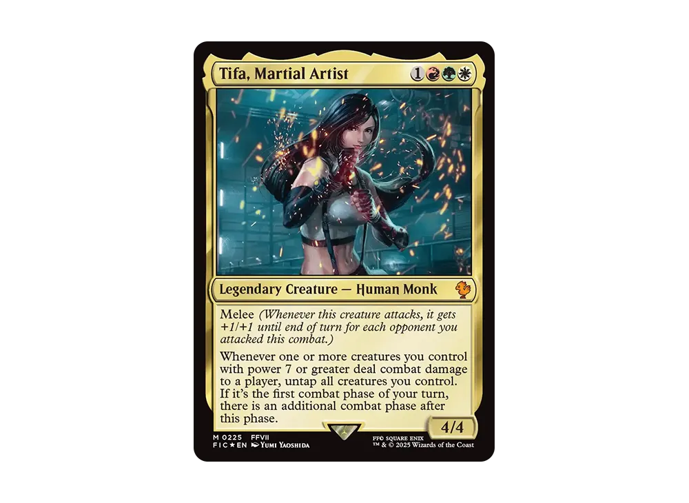 格闘家、ティファ フルアート サージ FOIL MTG FF 格闘家、ティファ