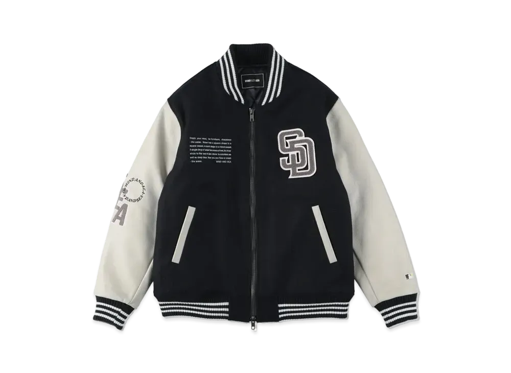 ウィンダンシー xパドレス Varsity Jacket コラボスタジャン 1/21発売