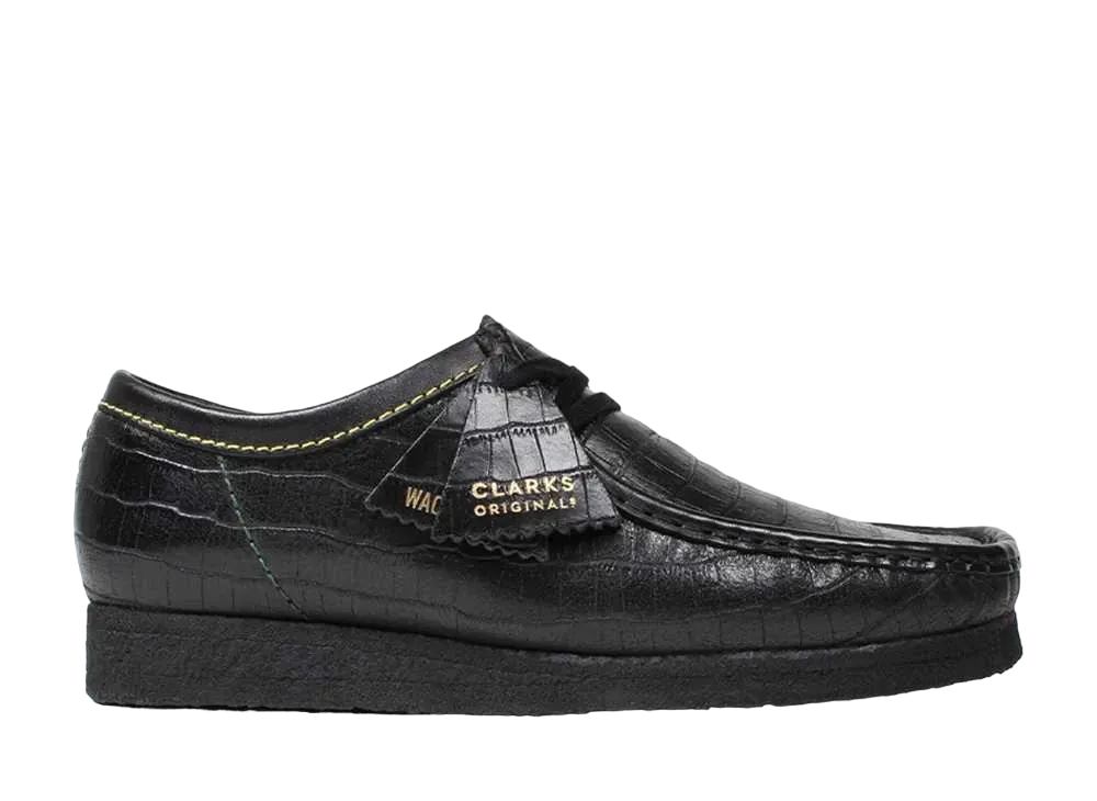 WACKO MARIA × Clarks Wallabee Crocodile Embossed Leather 