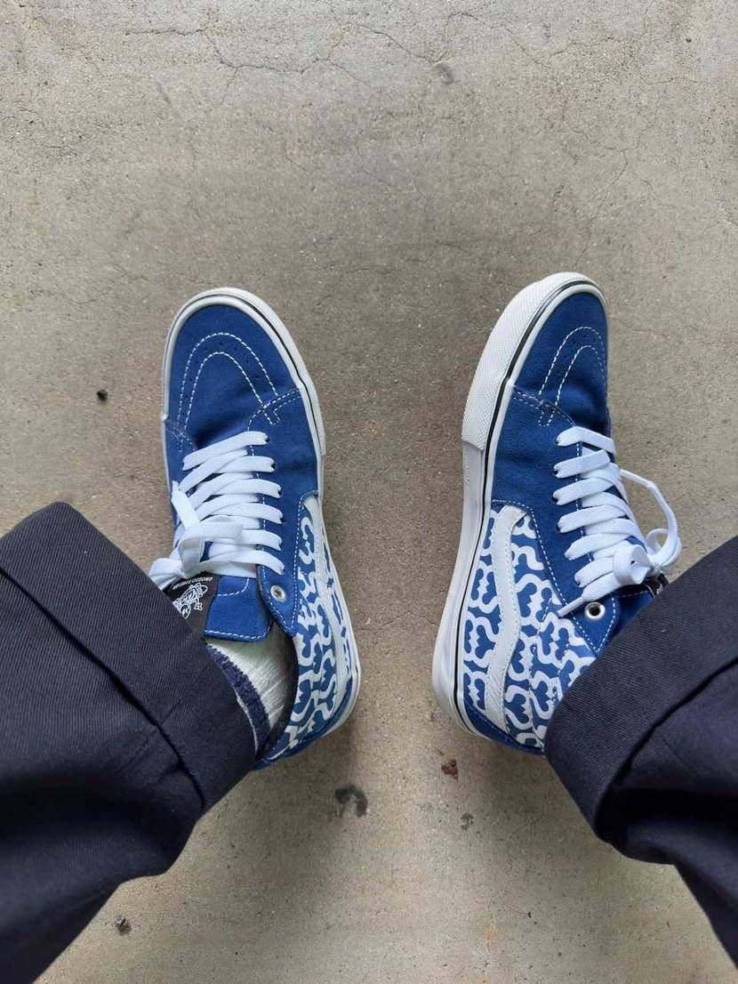 シュプリーム × バンズ モノグラム S ロゴ スケート エラ 