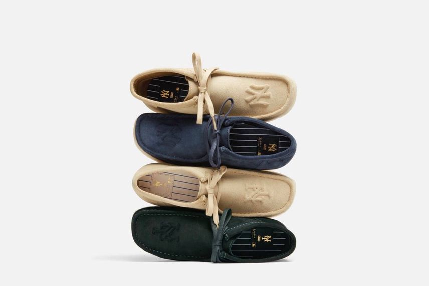 KITH × New York Yankees × Clarks Wallabee Hi 