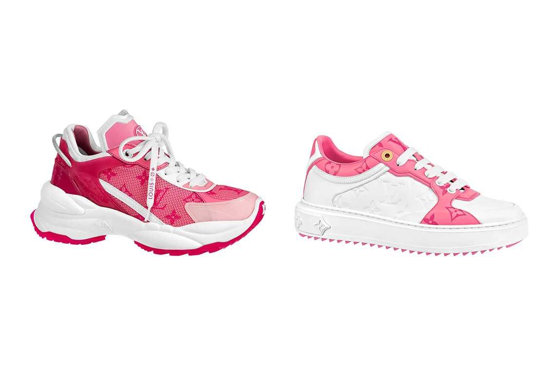 ルイ・ヴィトン ビビッドなカラーが目を引く！新作ピンクスニーカーが