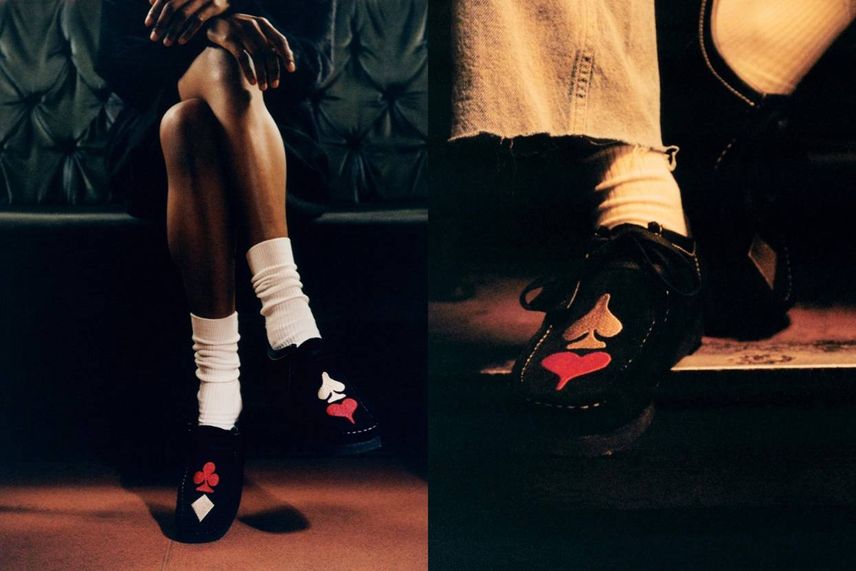 Stussy × Clarks Wallabee 