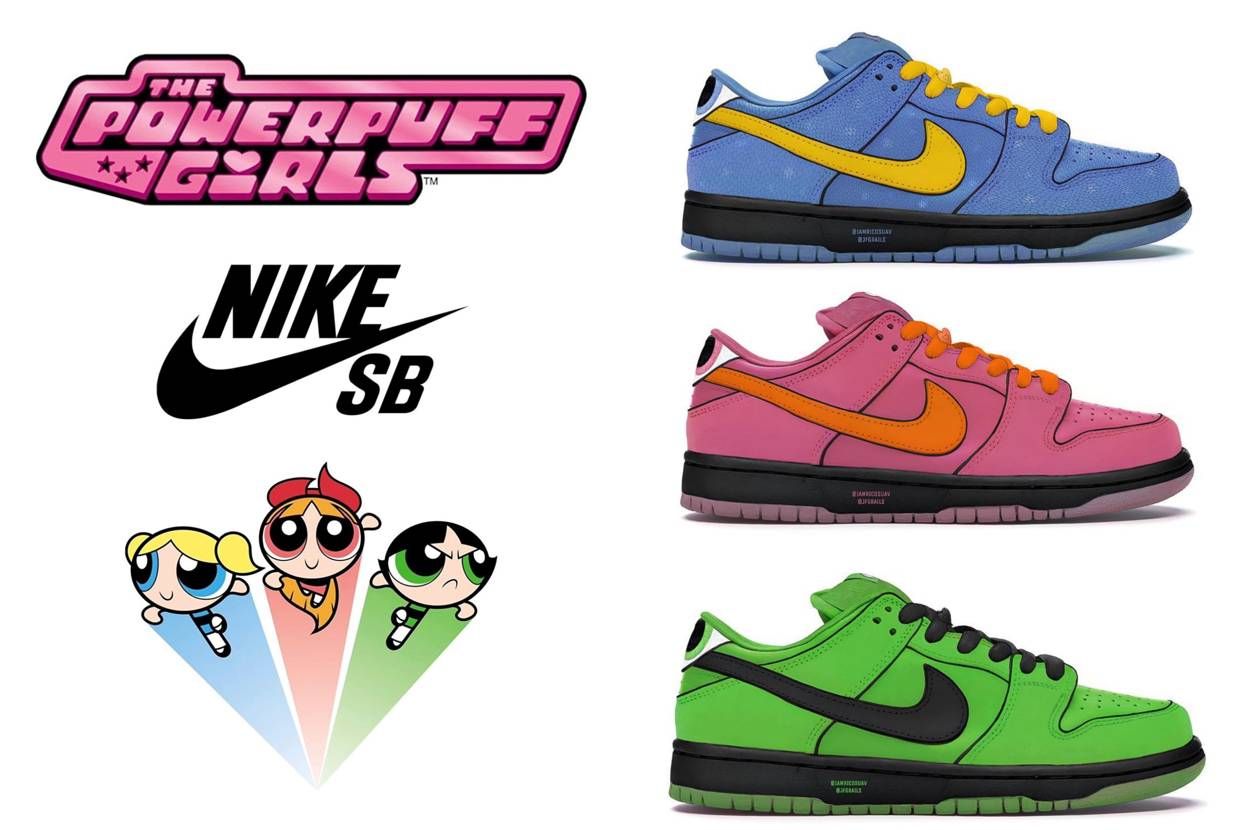 12/14・12/15発売｜The Powerpuff Girls × Nike SB Dunk Low