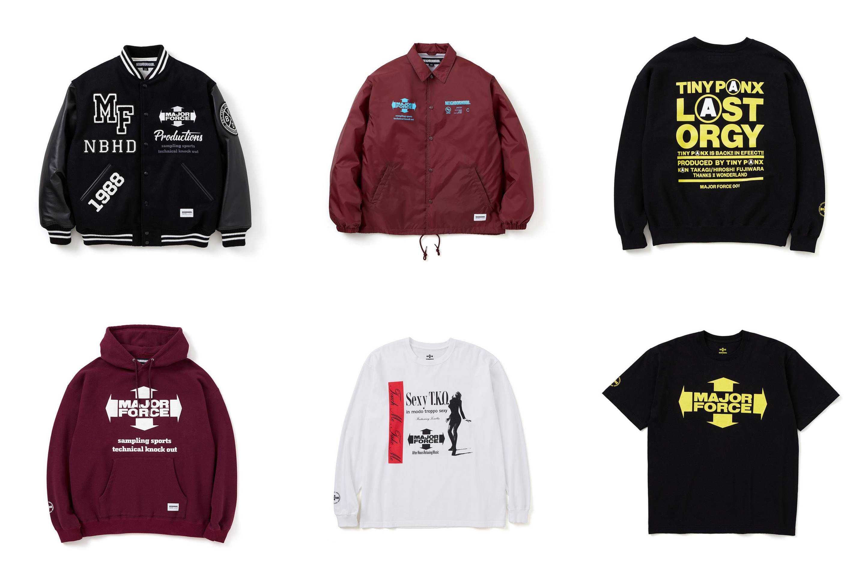 1/2発売｜MAJOR FORCE × NEIGHBORHOOD collection｜抽選/販売/定価情報