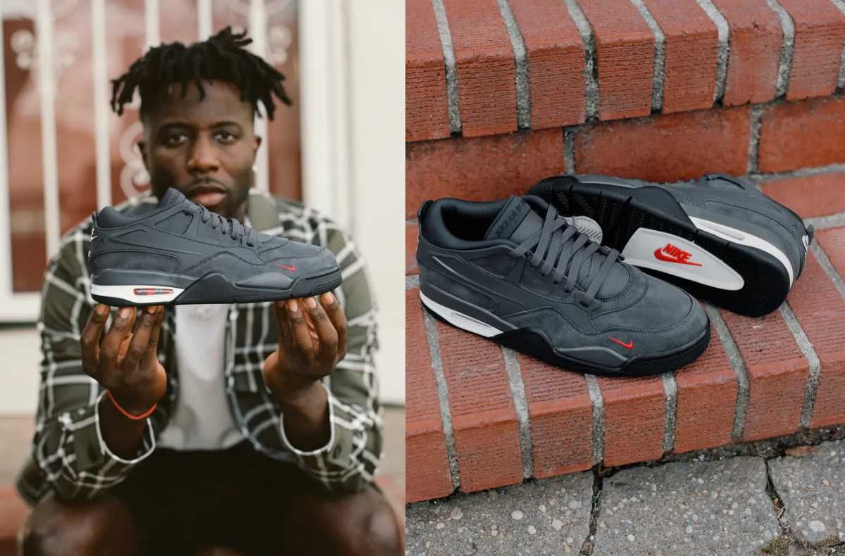 Nigel Sylvester × NikeのAJ4 RMの