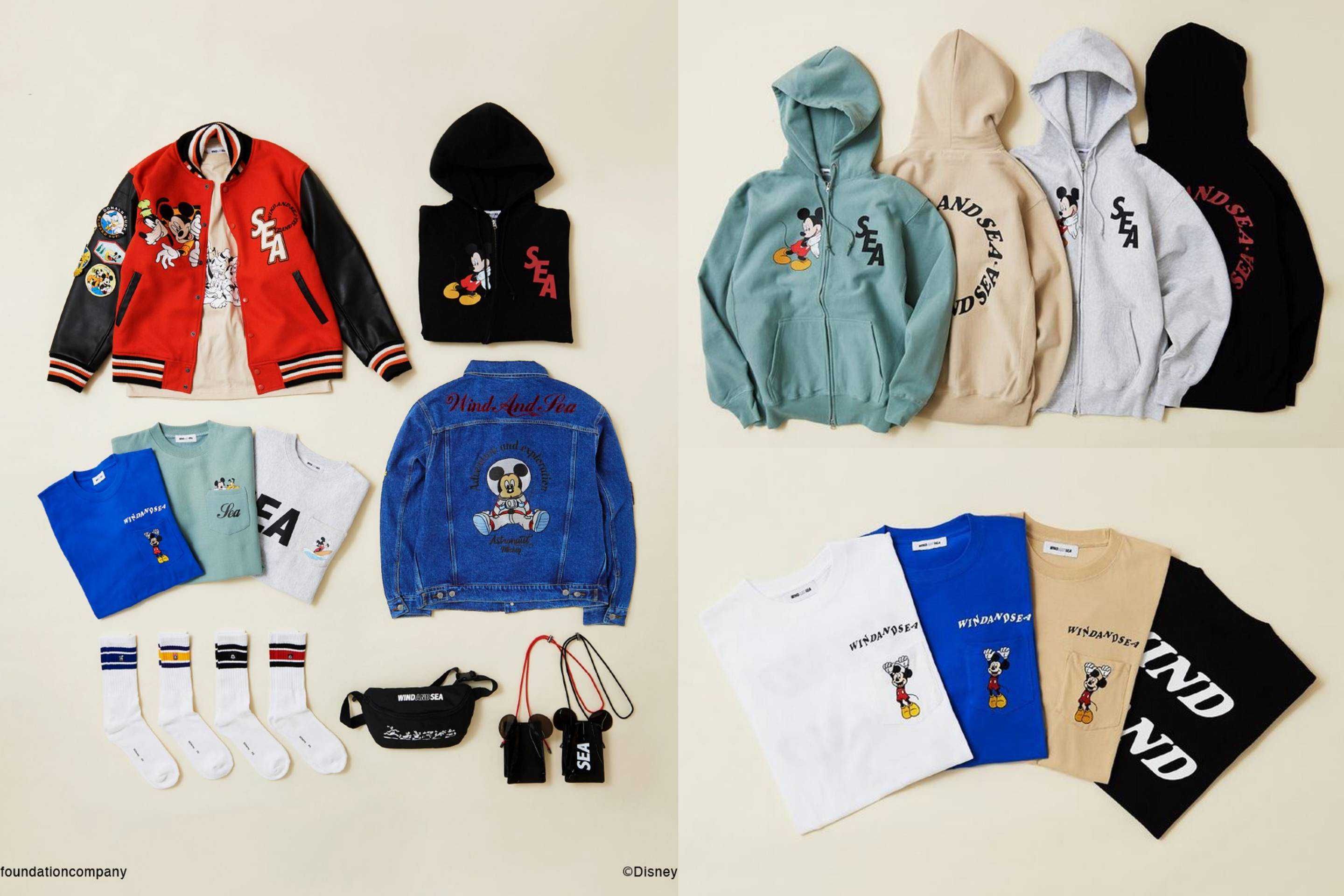 1/14〜1/21予約受付｜Disney × WIND AND SEA Mickey&Friends
