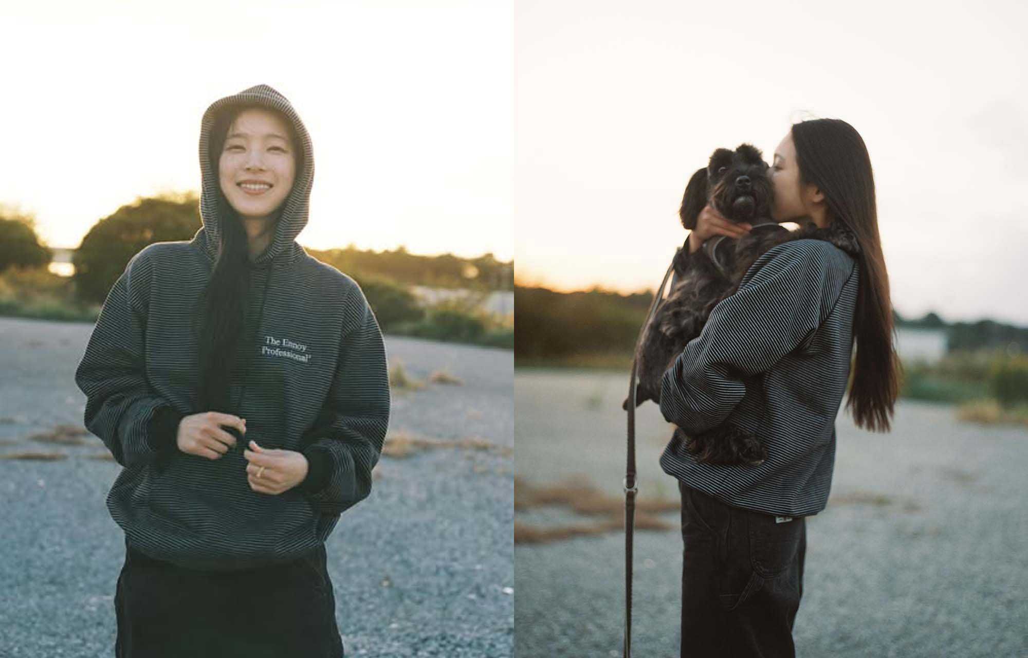 ENNOY BORDER SWEAT2025 【Lサイズ・ブラック】 ENNOY BORDER