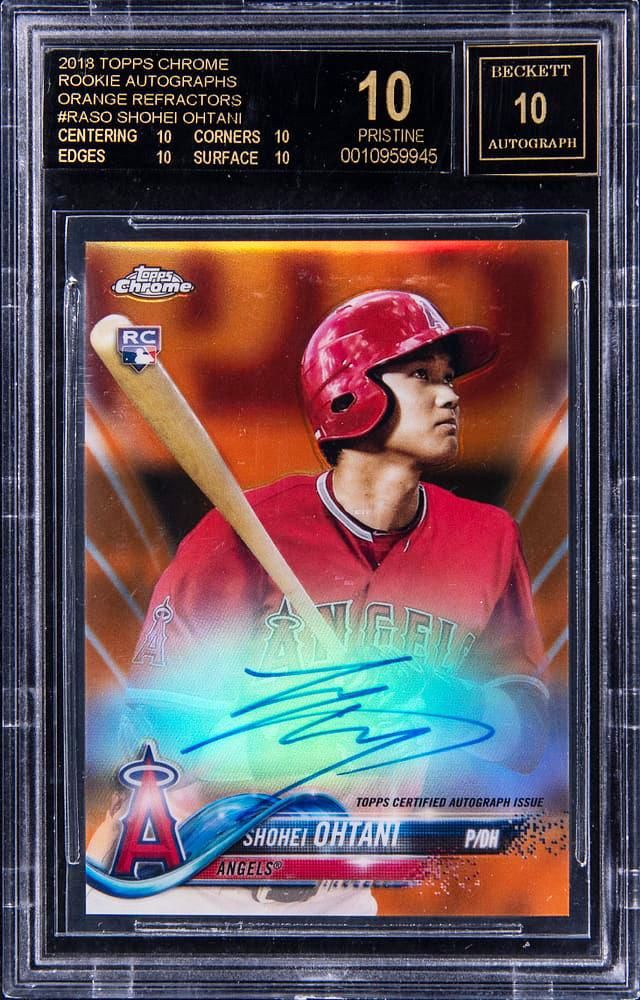 大谷翔平打者カード 裏面チェックリスト 大谷翔平打者カード 裏面