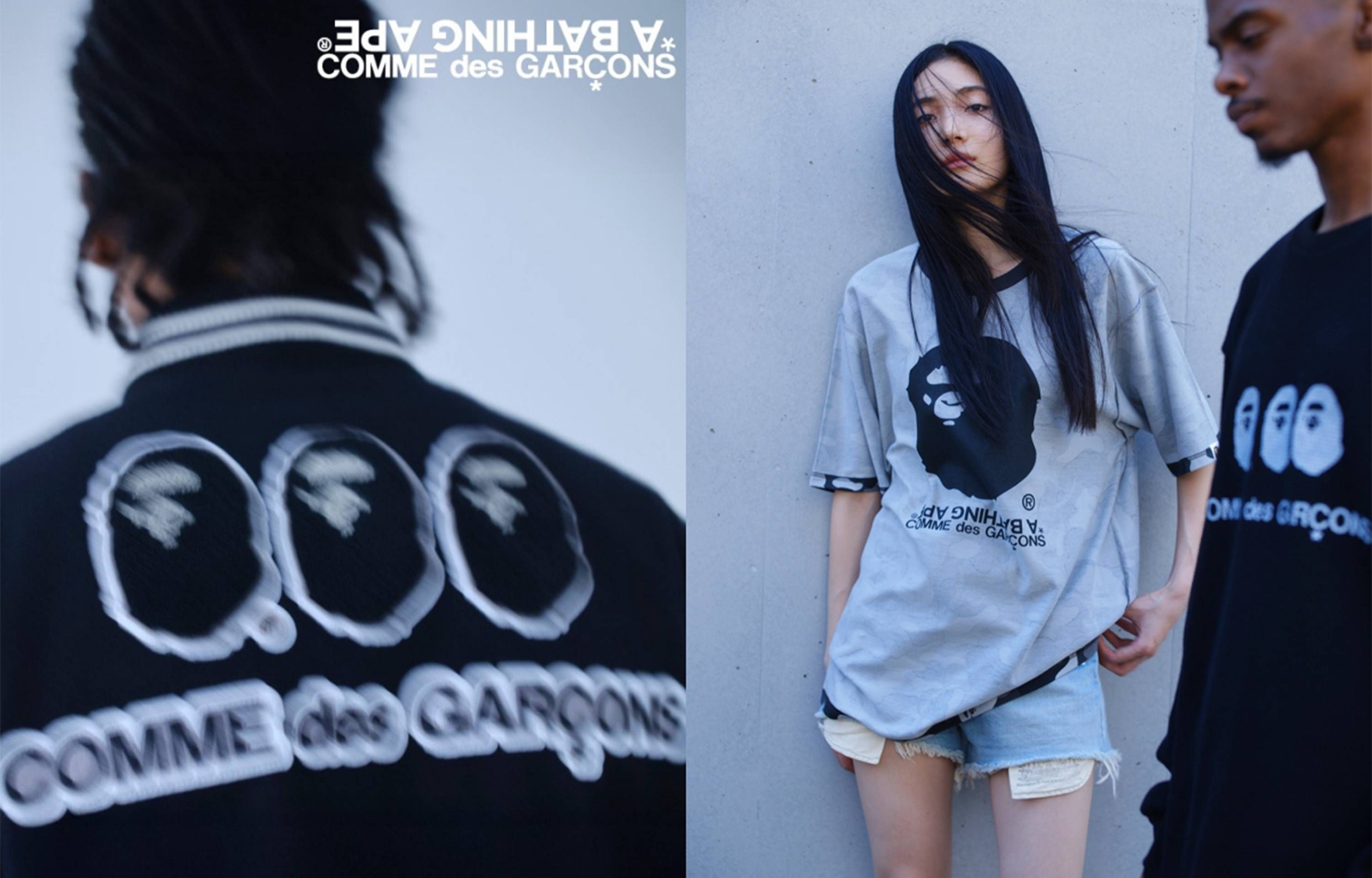 A BATHING APE®がCOMME des GARÇONS 大阪店との5周年記念コレクション