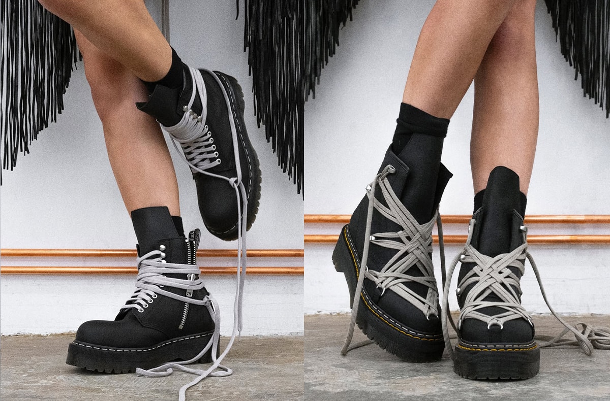 10/16・10/17発売｜Rick Owens × Dr.Martens FW25 collection｜抽選