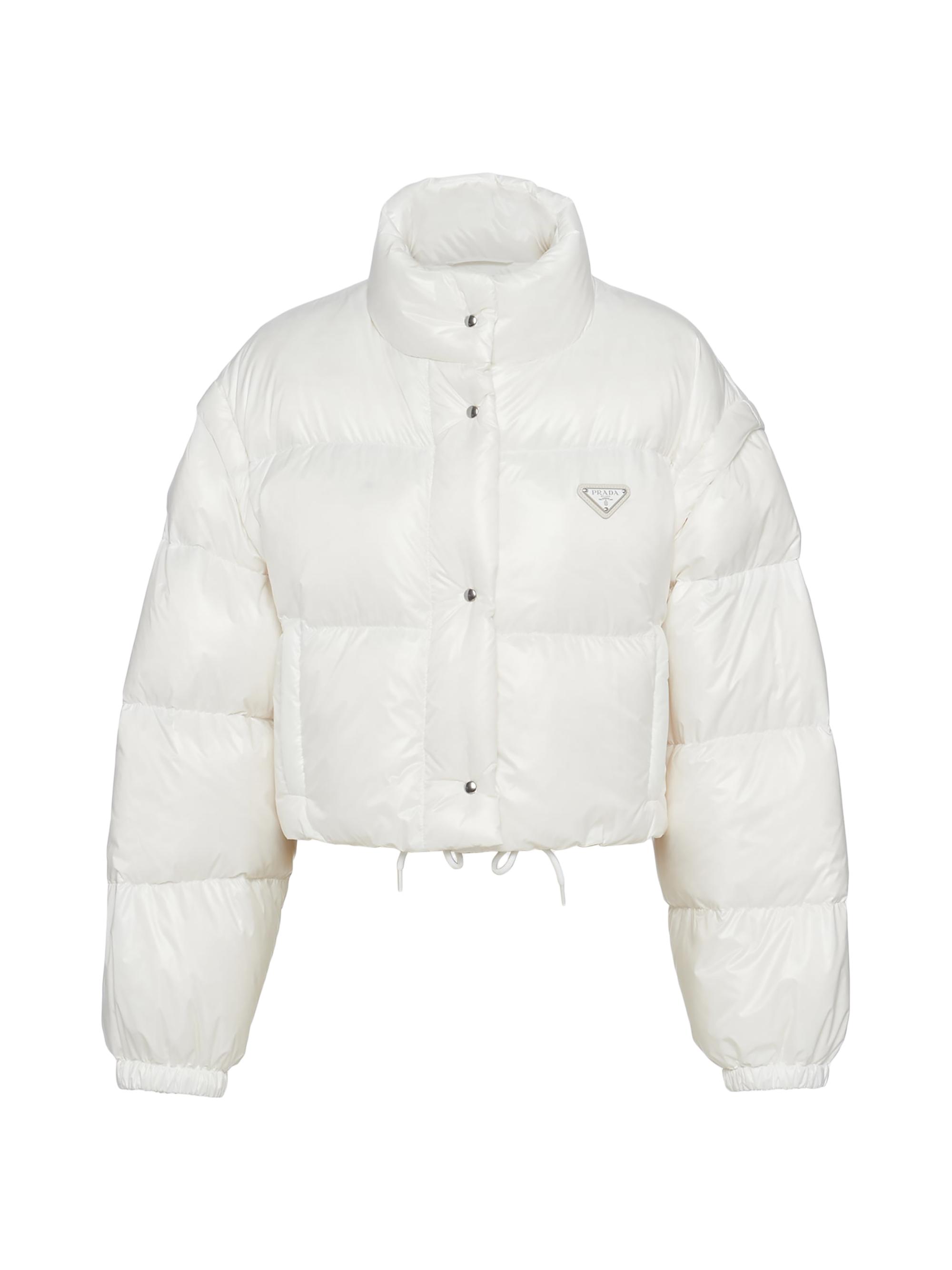 Prada Re-Nylon Convertible Cropped Down Jacket | Saks Fifth Avenue