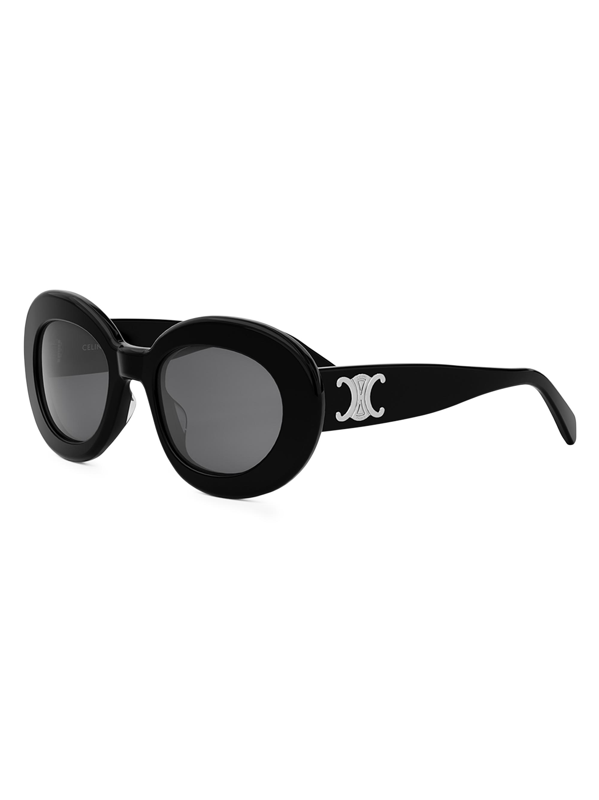 CELINE Three Dots 55MM Geometric Sunglasses | Saks Fifth Avenue