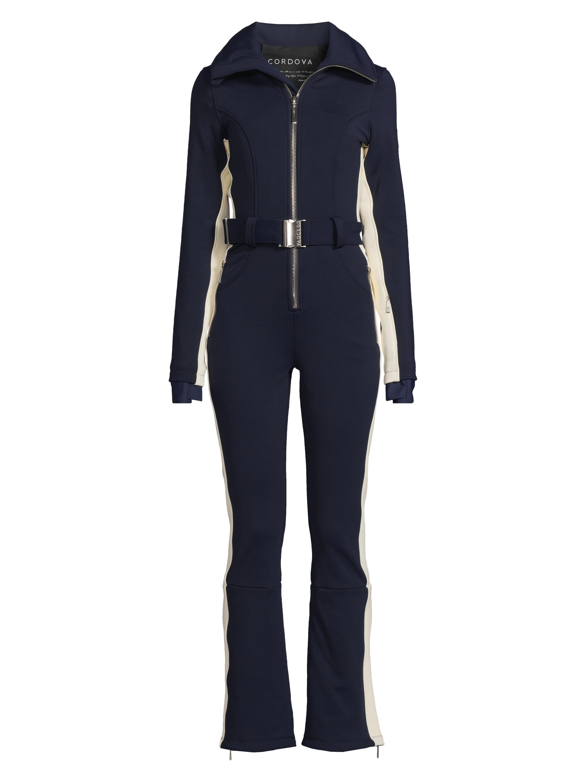 Cordova Cordova Belted Stripe Stretch Ski Suit | Saks Fifth Avenue