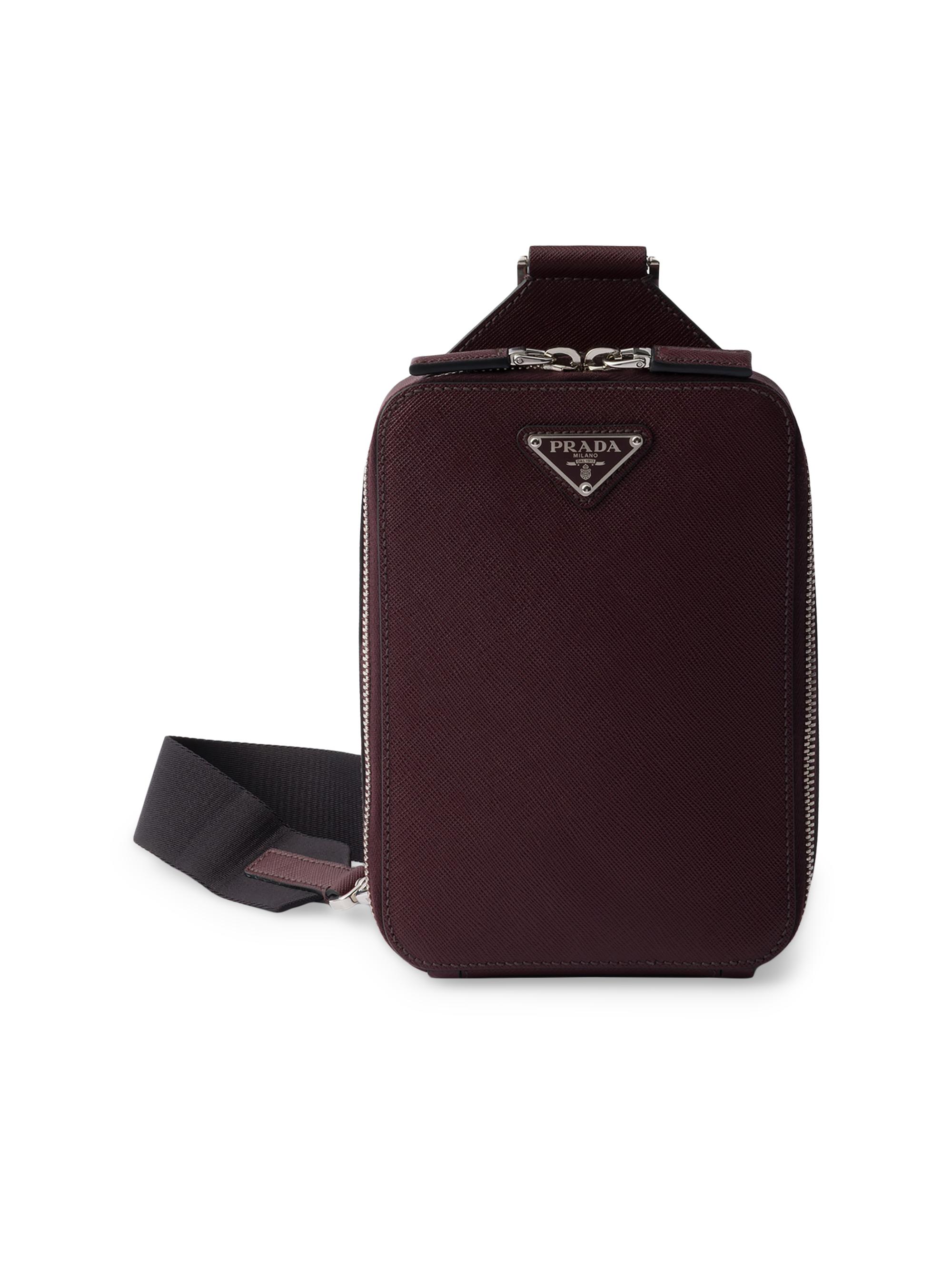 Prada Brique Saffiano Leather Bag | Saks Fifth Avenue