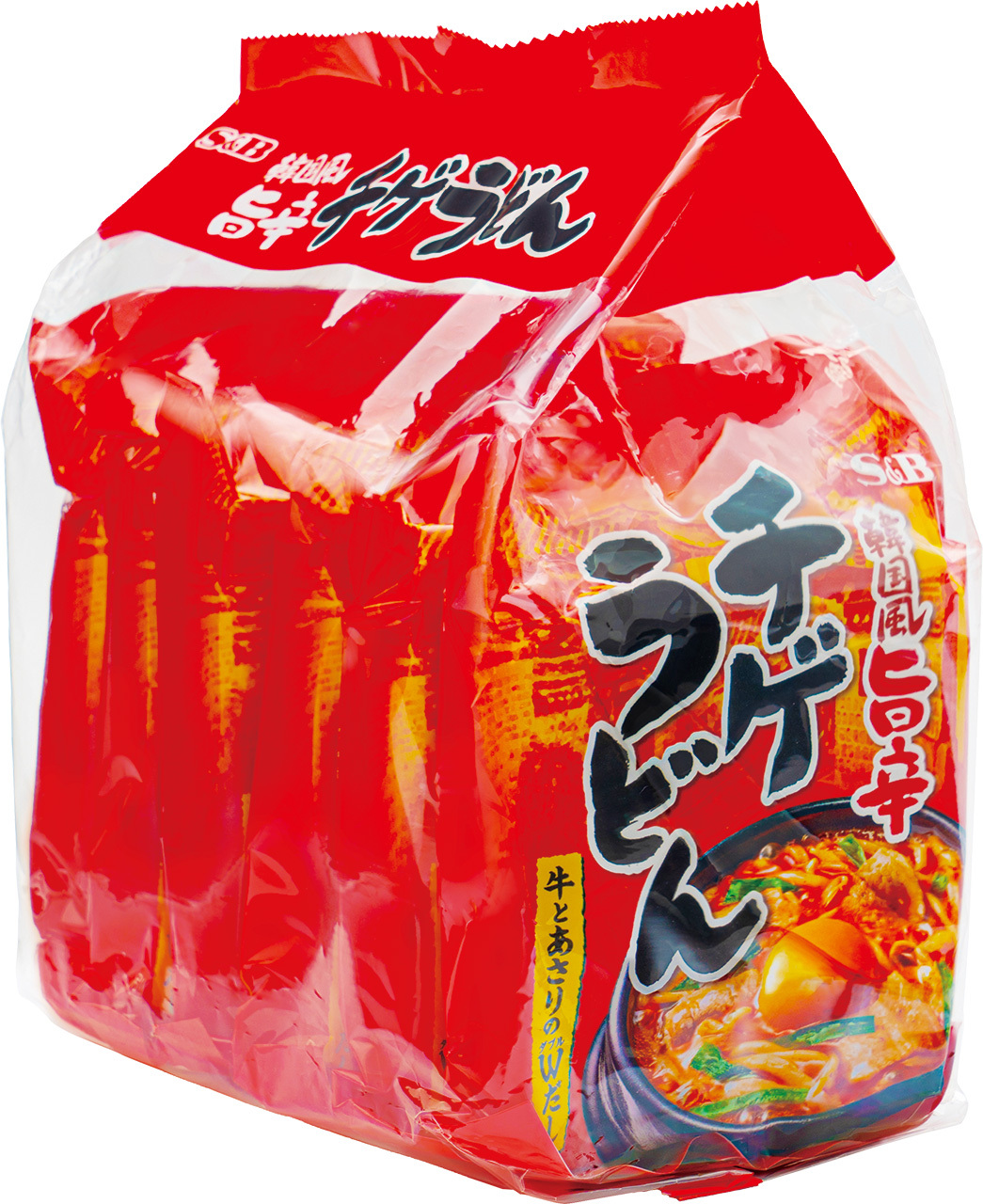韓国風旨辛チゲうどん 6P｜うどんシリーズ｜エスビー食品株式会社