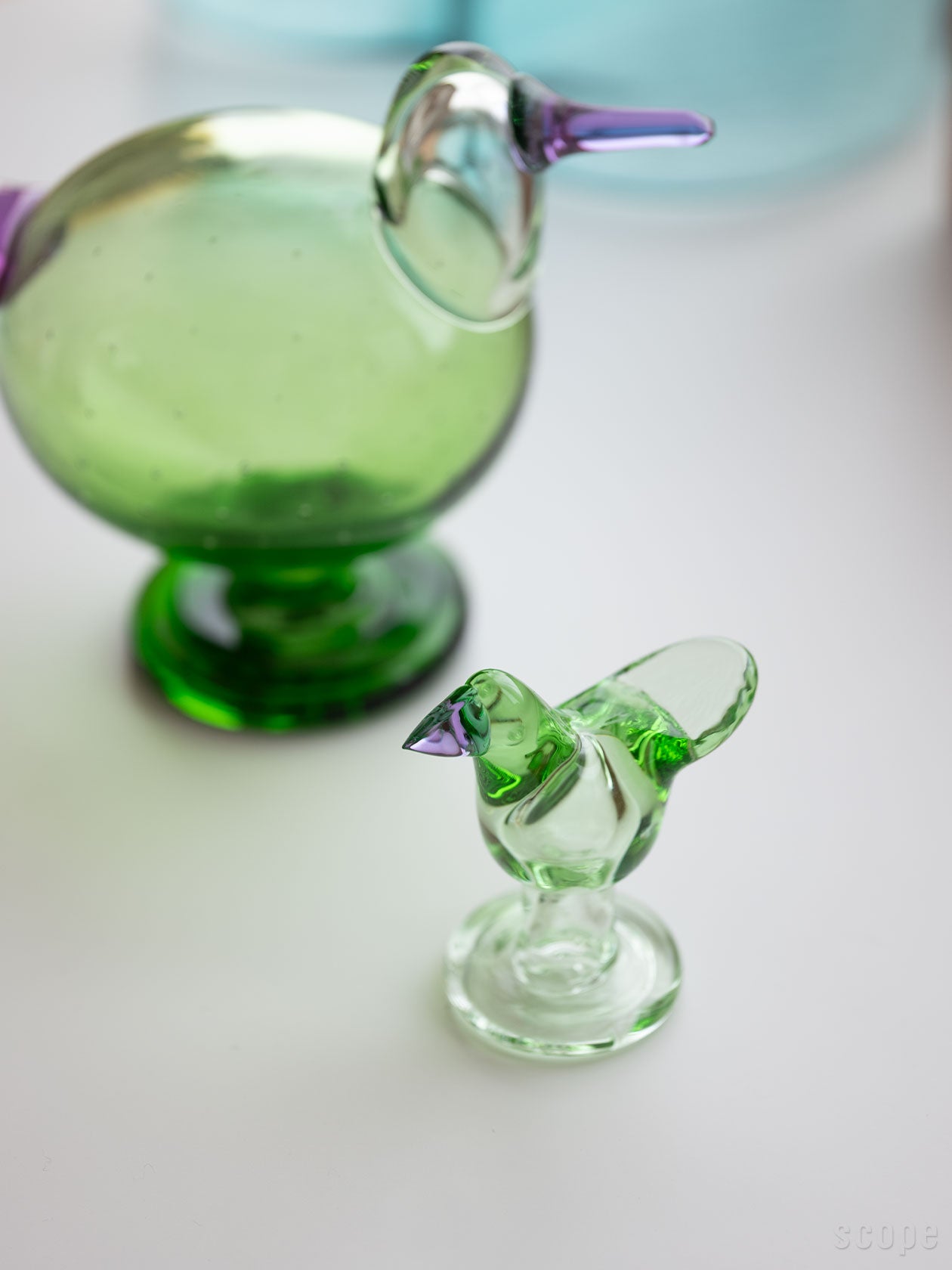 Birds by Toikka | ミニシエッポ脚付アップルグリーン×アメジスト