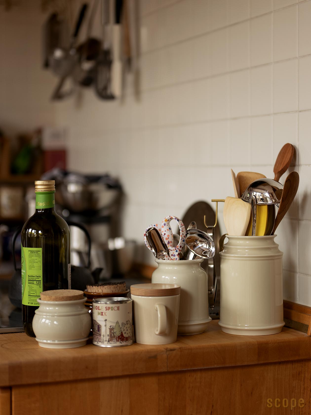 販売終了】強化 キッチンツールキャニスター 170mm