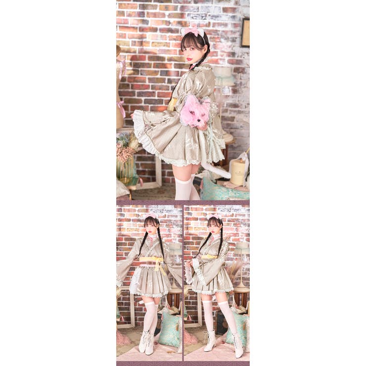 和洋折衷ノスタルジックキャットガール《オリジナルコスプレ7点セット