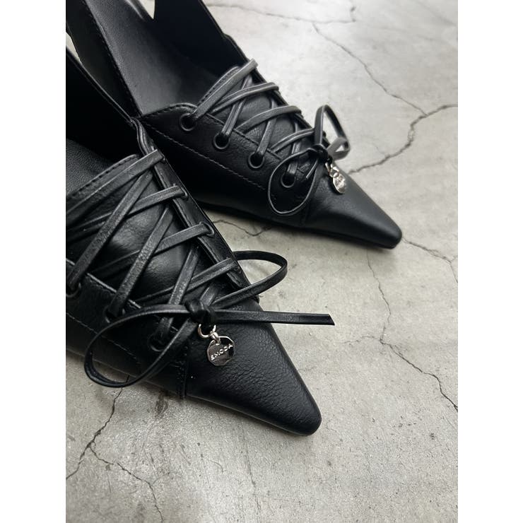 レースアップリボンパンプス[品番：MKSW0063306]｜EMODA（エモダ）の