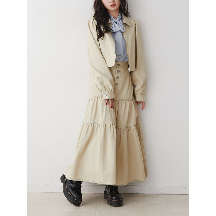 マルチWAYカラーステッチセットアップ[品番：MKSW0056653]｜jouetie