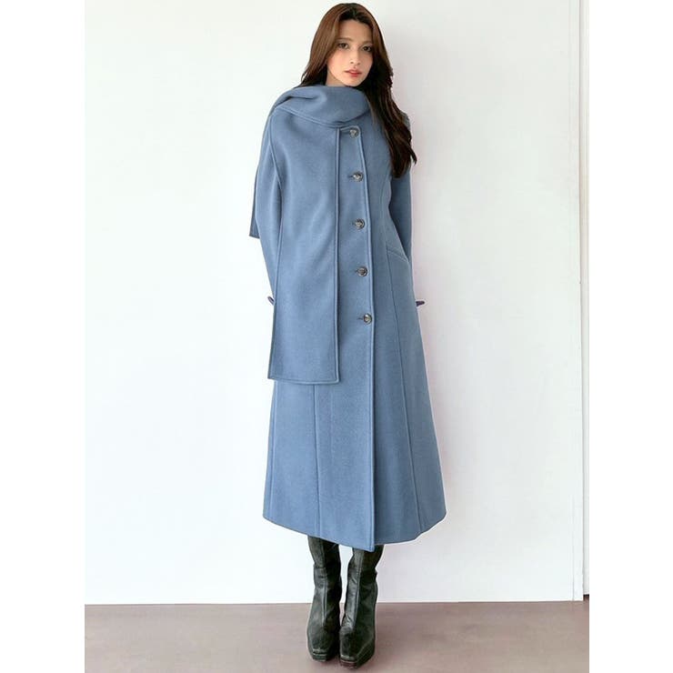 ウィンタースカーフコート[品番：MKSW0066741]｜RESEXXY（リゼクシー