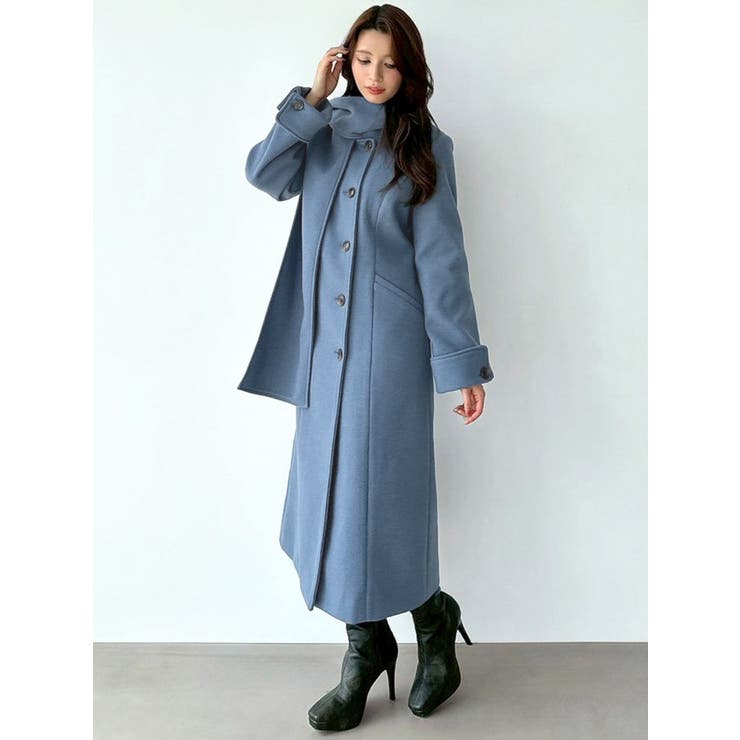 ウィンタースカーフコート[品番：MKSW0066741]｜RESEXXY（リゼクシー