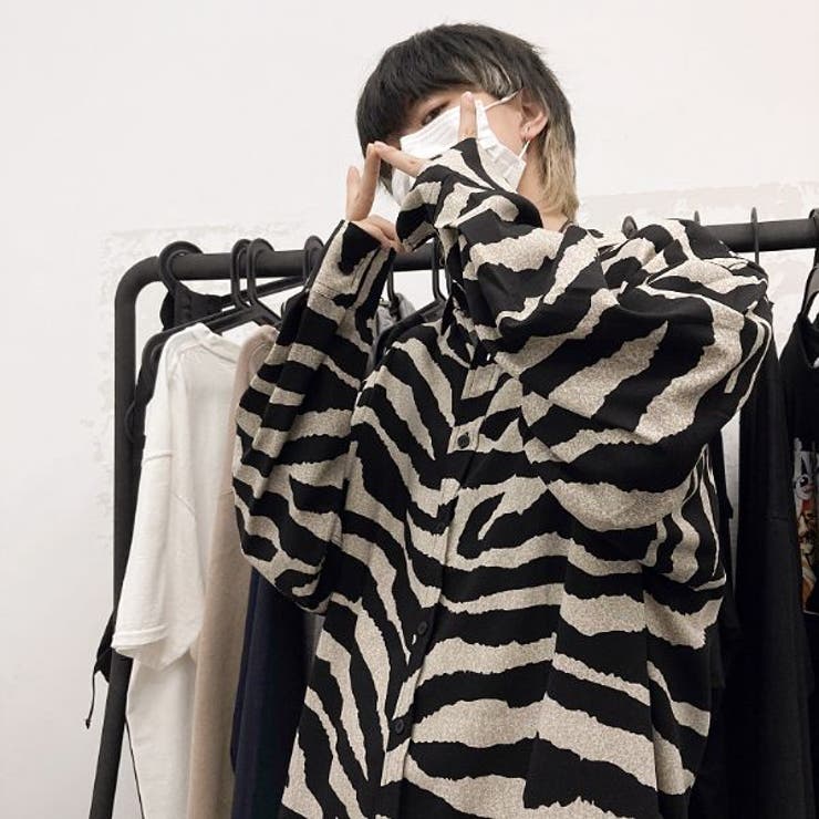 柄シャツ ゼブラ柄 アニマル柄[品番：DCTW0003391]｜Decorative