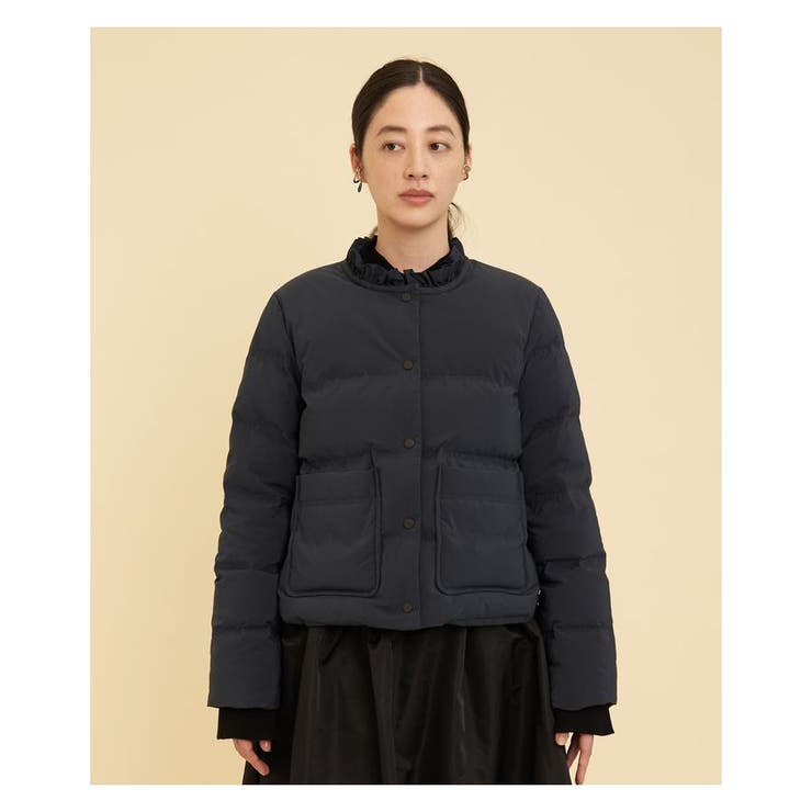 フリルカラーパイピングダウンジャケット[品番：LAVW0006672]｜LANVIN