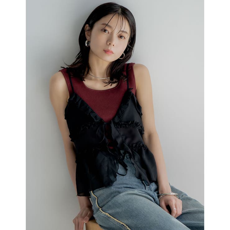 2024 SUMMER COLLECTION][森カンナさん着用]フロントリボ…[品番