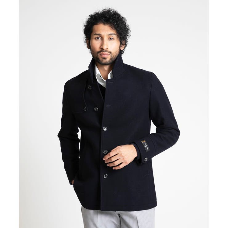 スタンドカラーハーフコート[品番：ITKW0014626]｜MICHEL KLEIN HOMME