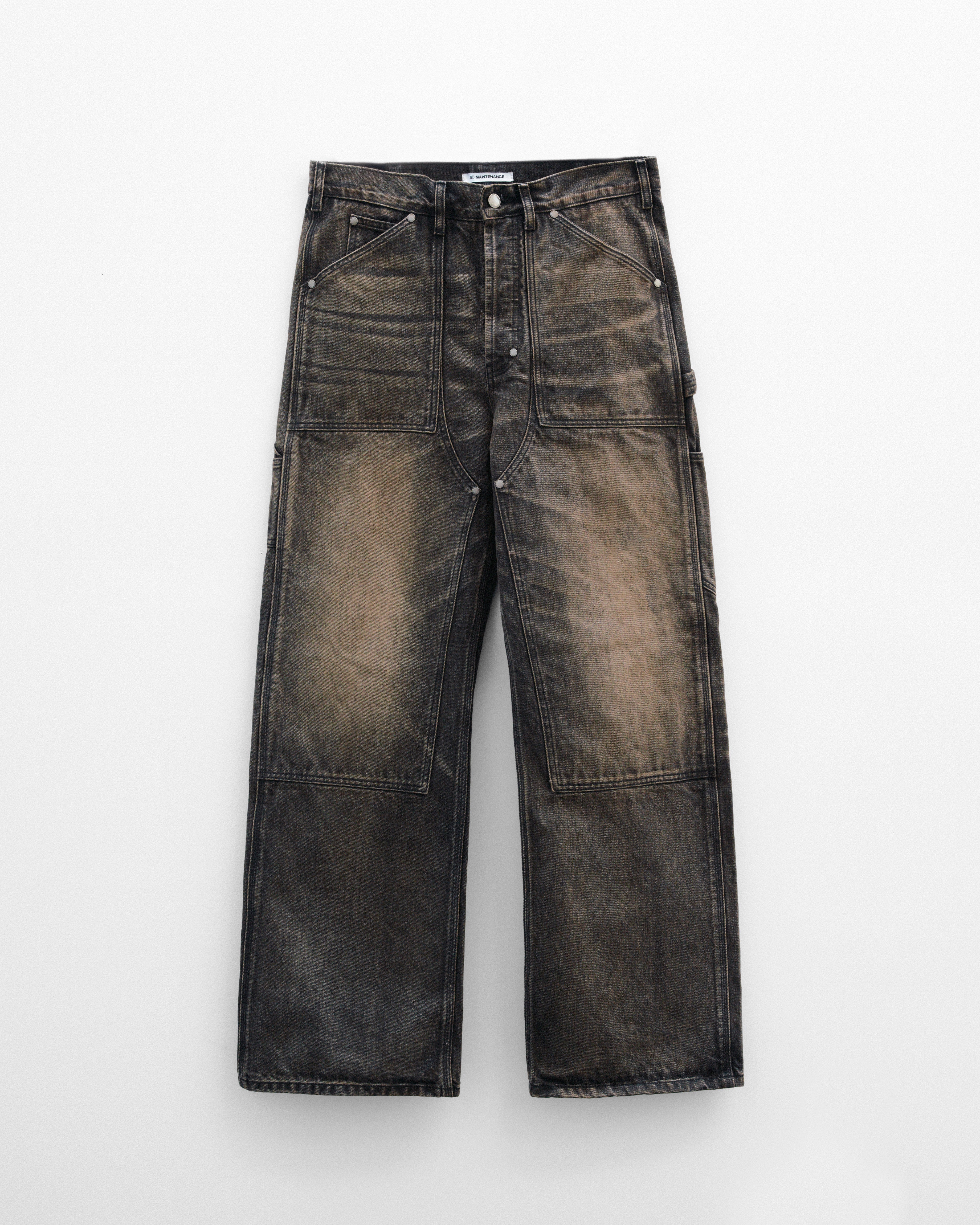 No Maintenance - Dark-Wash Japanese Baggy Denim | NO MAINTENANCE