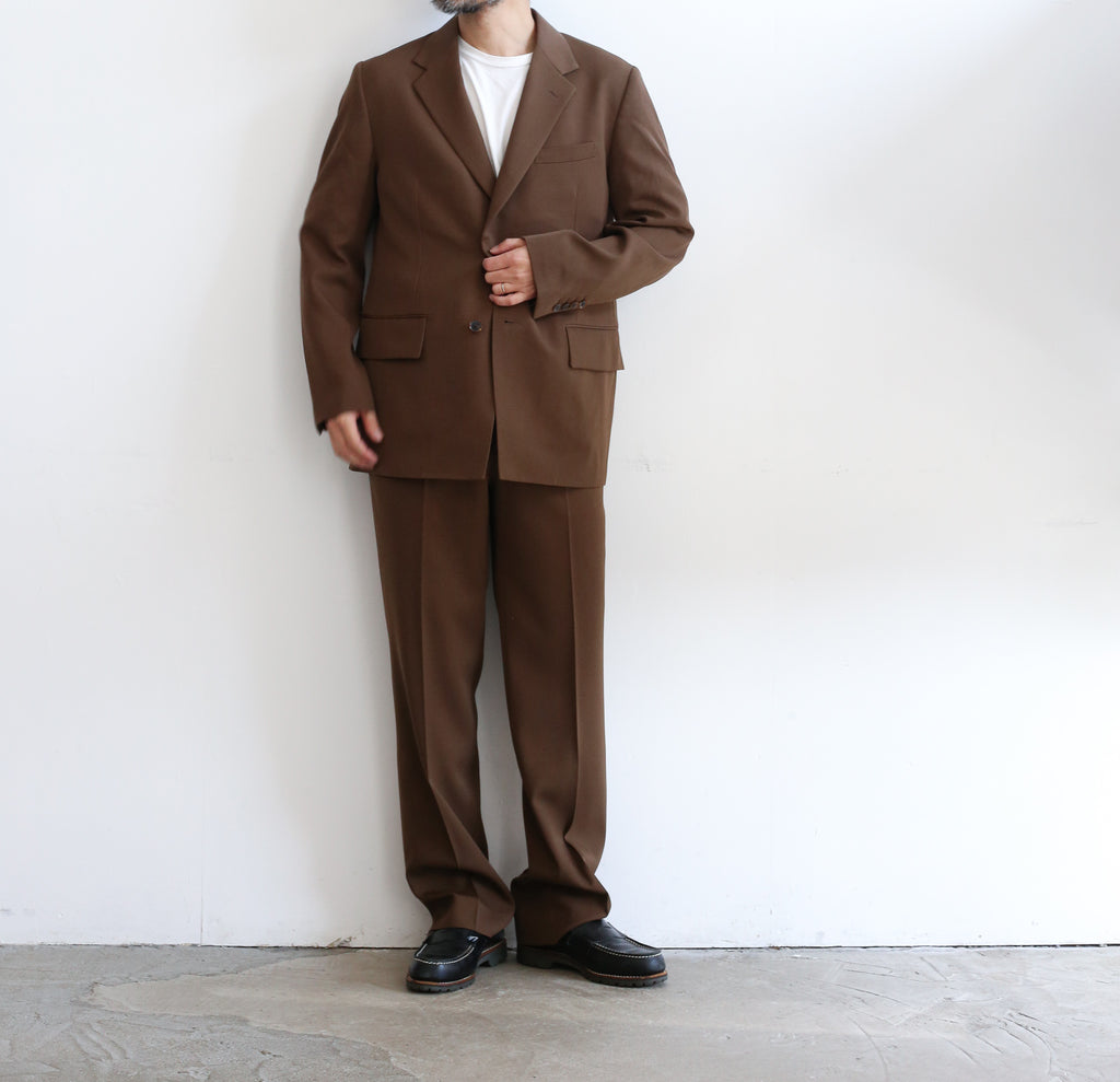 AURALEE LIGHT WOOL MAX GABARDINE JACKET & SLACKS – Chum!