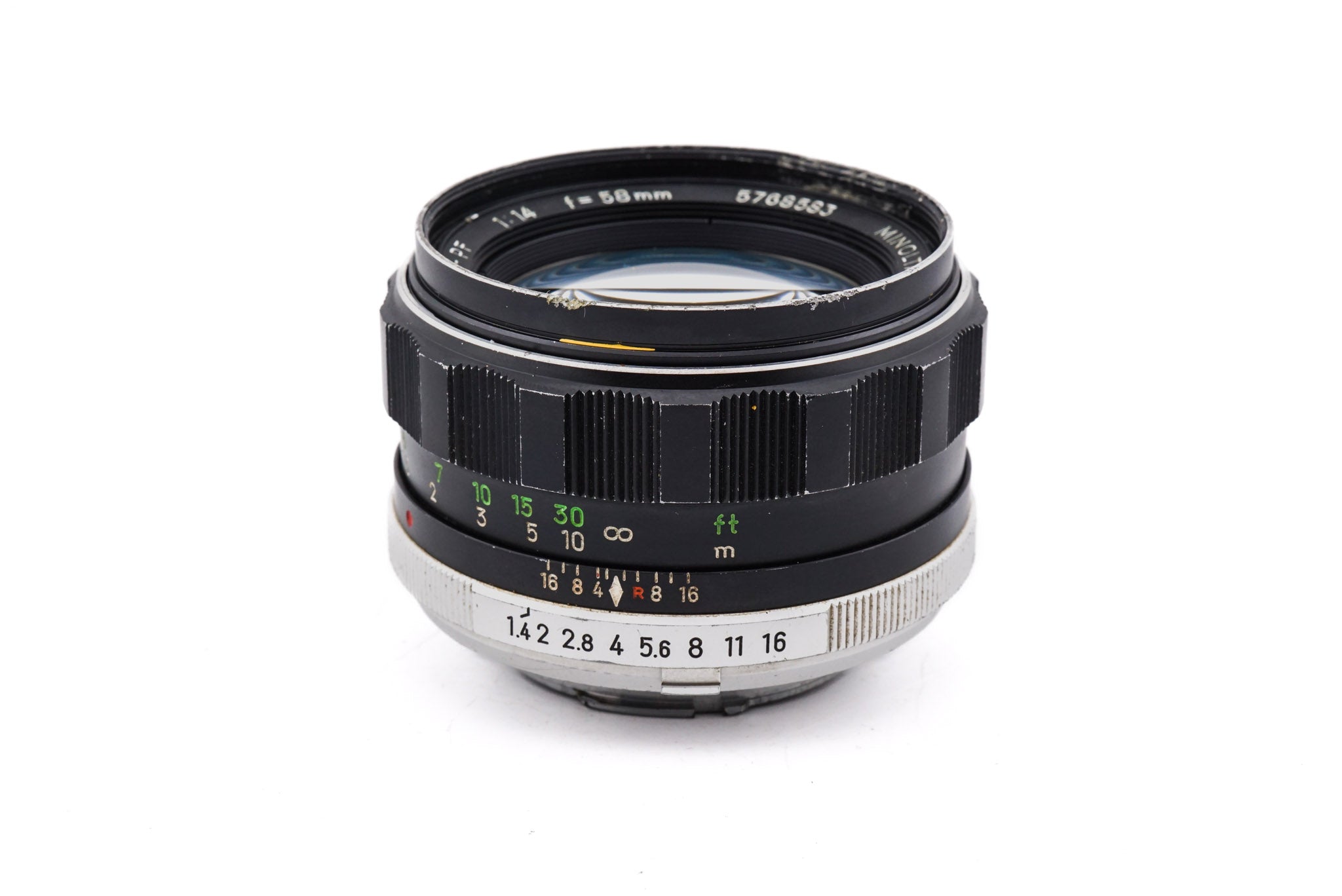 Minolta 58mm f1.4 MC Rokkor-PF - Lens – Kamerastore