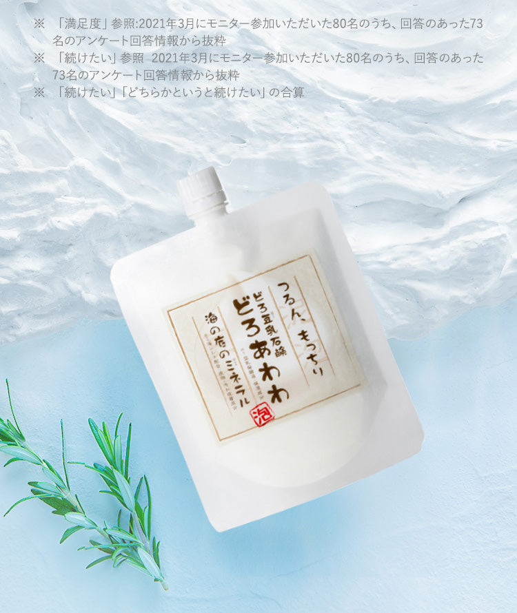 おまとめ6個セット】どろあわわ（洗顔料） 泡立てネット付 ｜チョコザップ