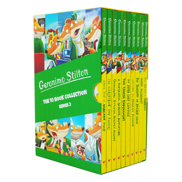 Geronimo Stilton The 10 Book Collection (Series 2) Box Set - Ages