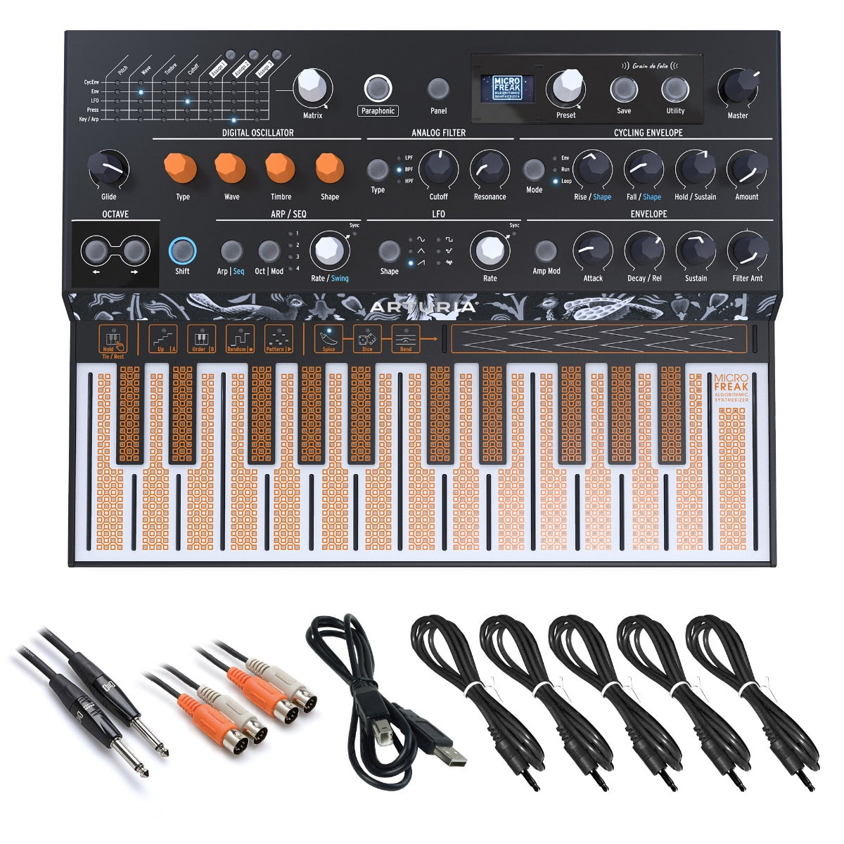 Arturia MicroFreak Experimental Hybrid Synth DECKSAVER KIT – Kraft