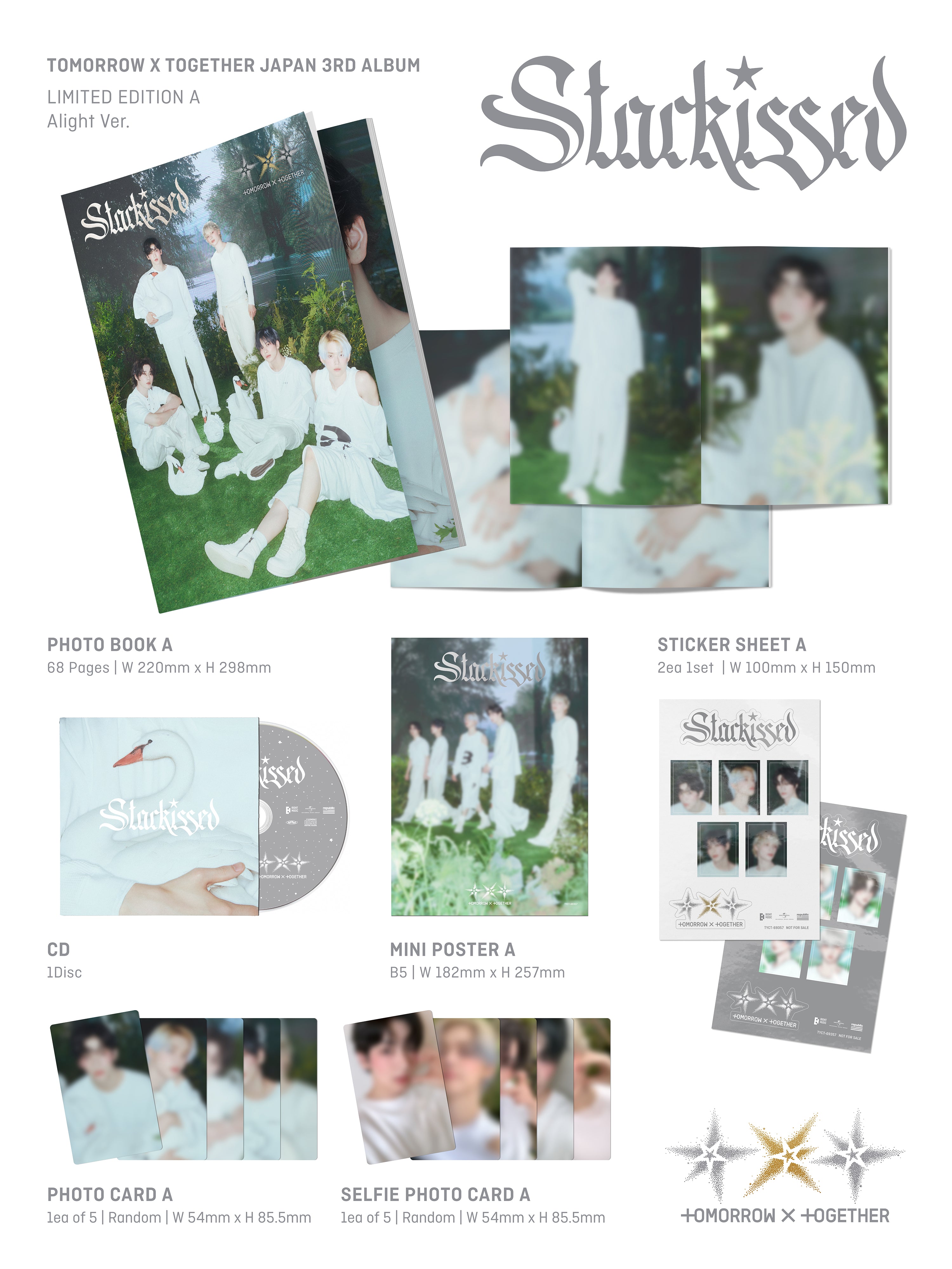 TXT (투모로우바이투게더) 3rd Japanese Album - [Starkissed] – EVE