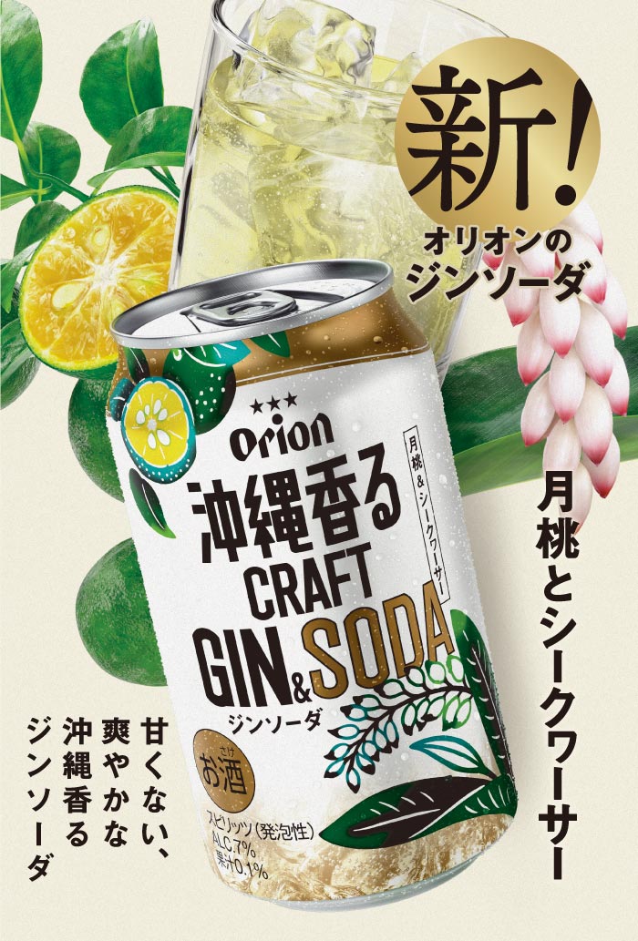 オリオン 沖縄香るクラフトジンソーダ 缶350ml×24入 – オリオンビール