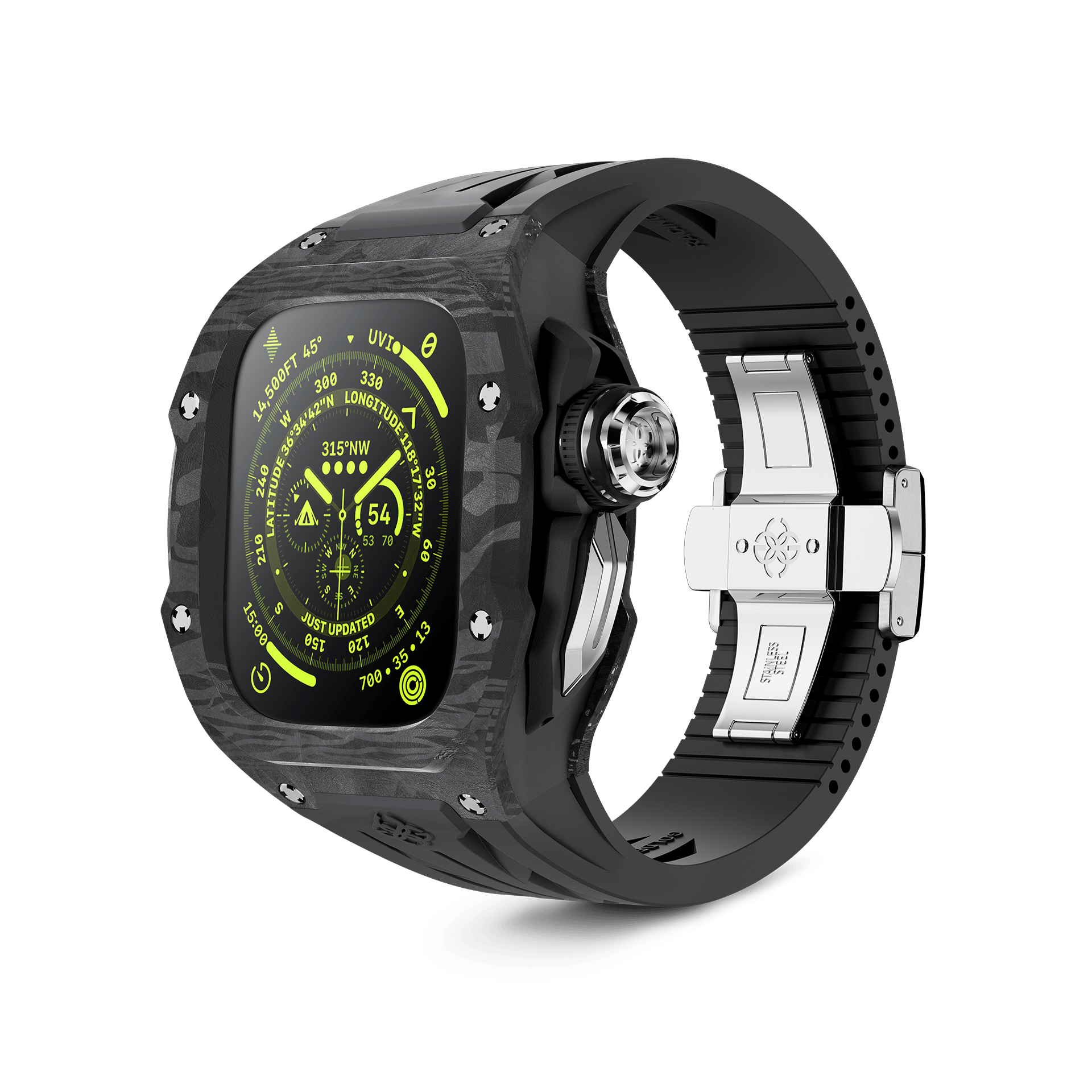 Durable & Stylish Apple Watch Case for Series 10 | Golden Concept