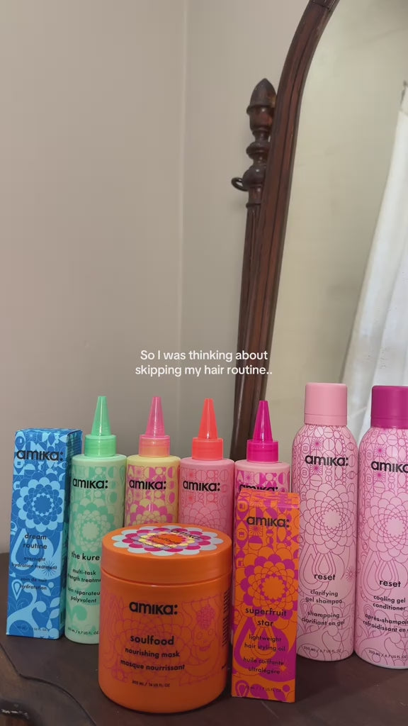 clarifying & cleansing gel shampoo : reset | amika