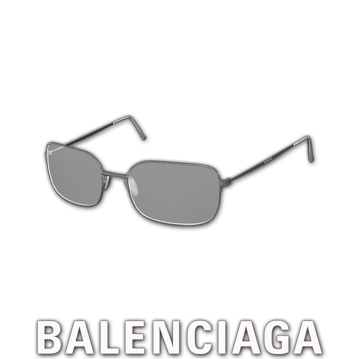 Balenciaga インビジブル・レクタングル サングラス - PUBG Items