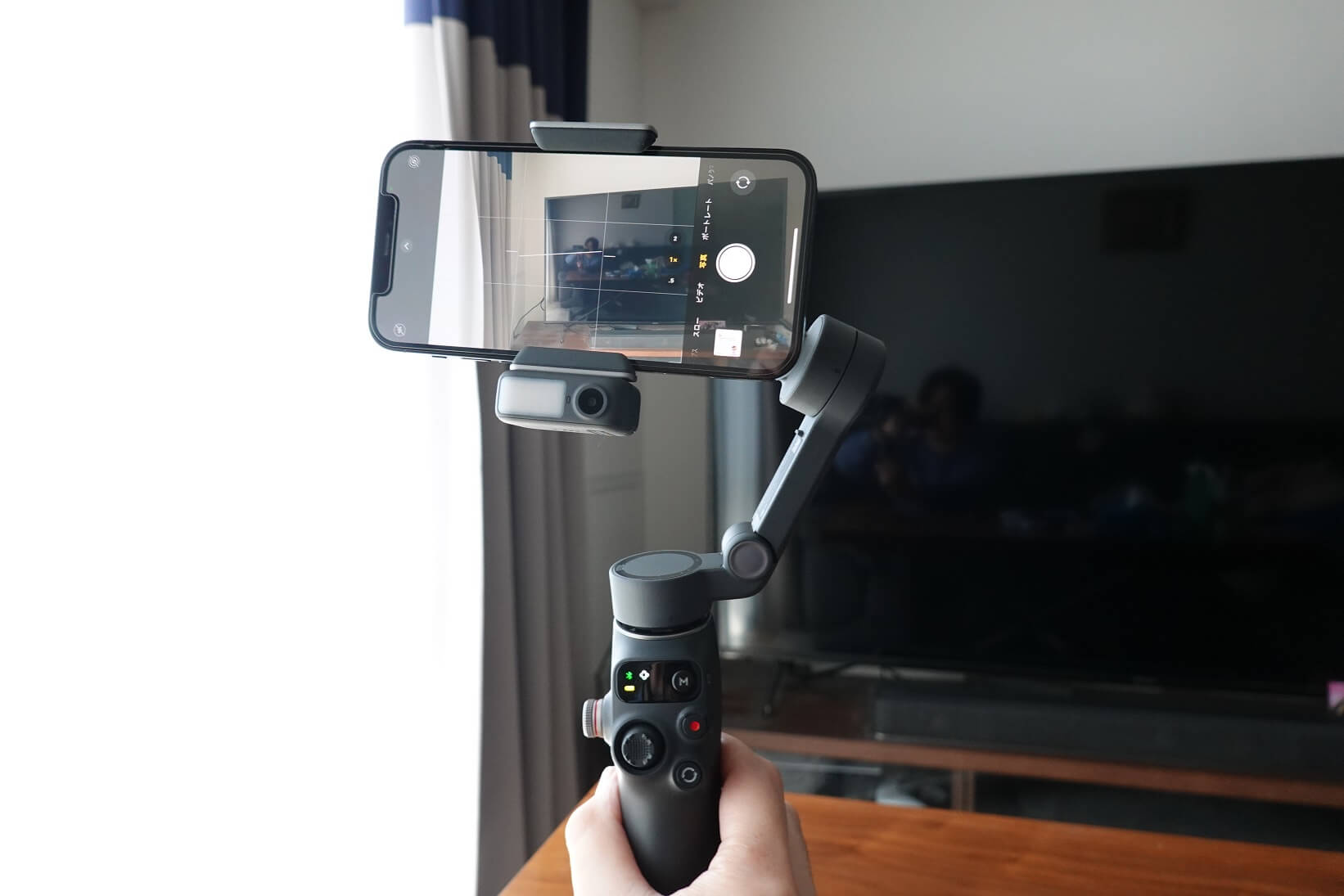 DJI Osmo Mobile 7P使用レビュー！オートトラッキングが滑らかで動きに